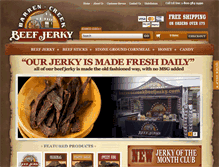 Tablet Screenshot of barrencreekbeefjerky.com